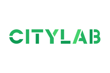 Green text: CITYLAB where letters look stenciled