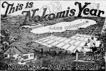 Ad for Nokomis South Shore development